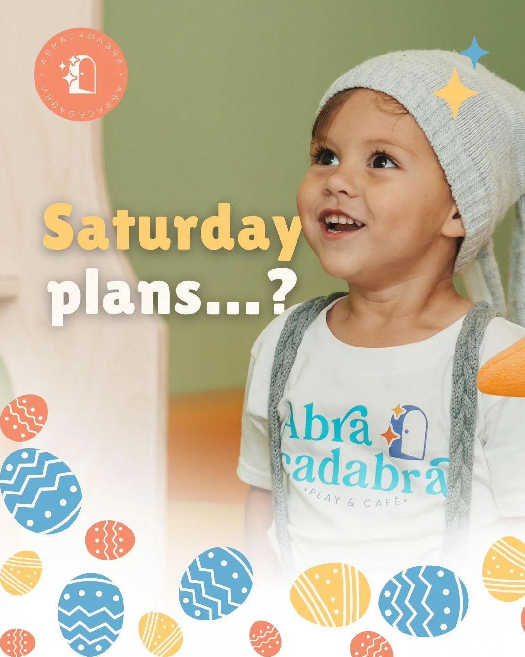 Carousel slide 1: Saturday plans...?