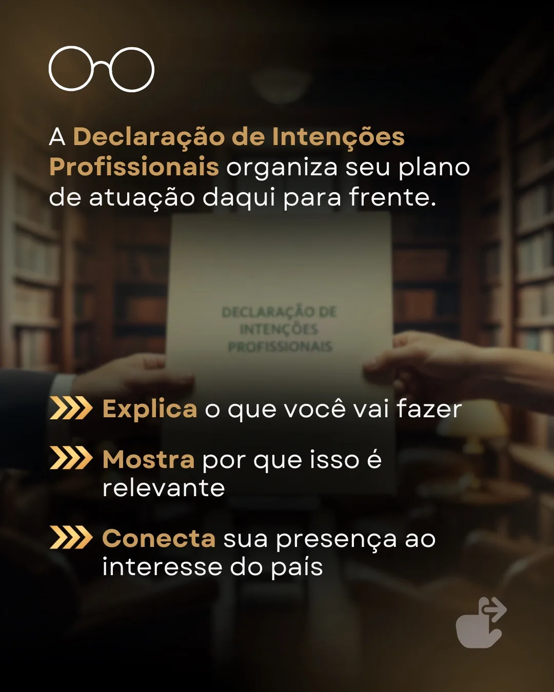 Slide 1: what the professional intent declaration is and what it does.
